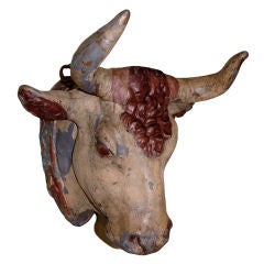 French 19th Cent. Butcher's Trade Sign