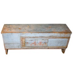 Painted 19th Century Coffer/Bench