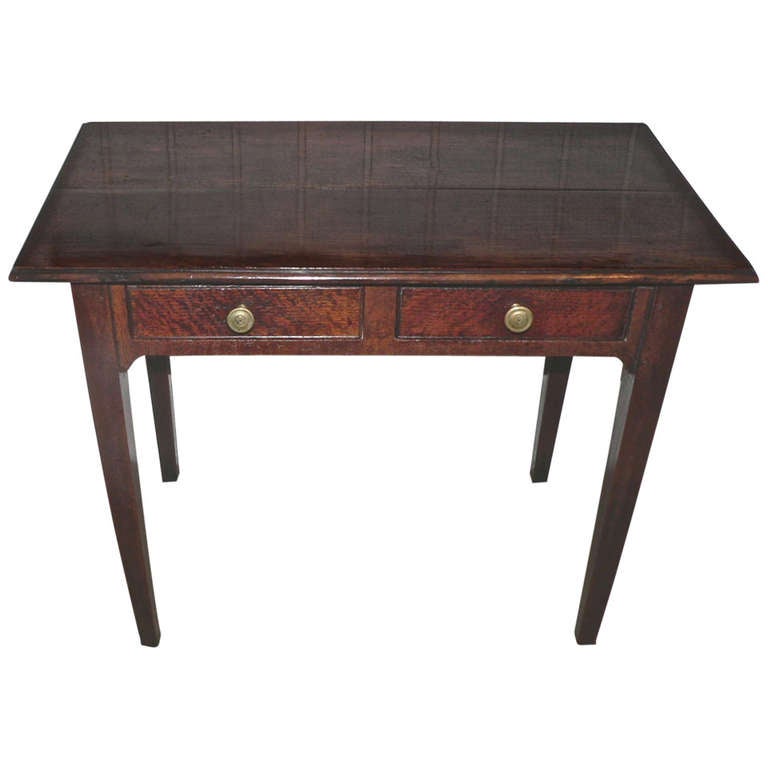 English Early 19th Cent. Oak Side Table