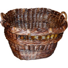 French Grape Gathering Basket