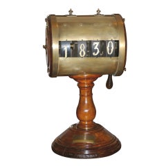 French 19th Century Lottery Machine