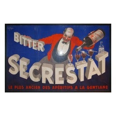 Bitter Secrestat Poster by Roby 1935