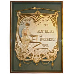French Framed Embroidery Trade Association Banner