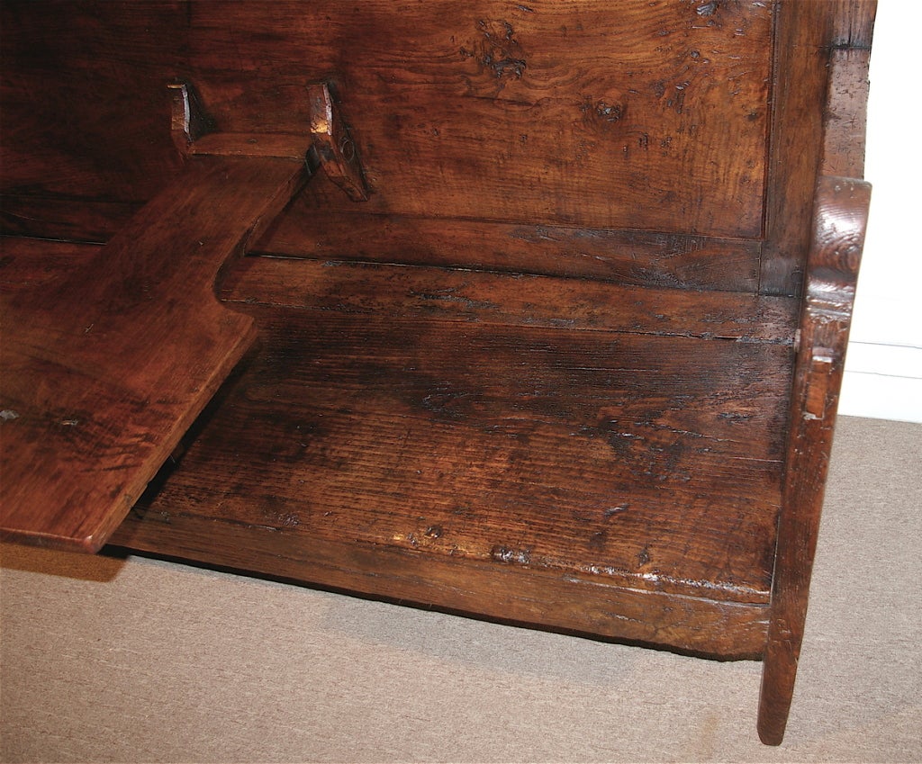 18th Century and Earlier Spanish 18th Century Chestnut Bench