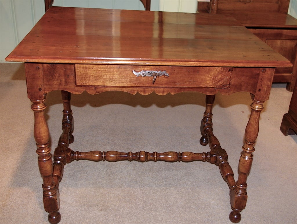 French 19th Century Side Table in Cherrywood