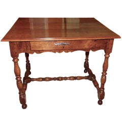 French 19th Century Side Table in Cherrywood