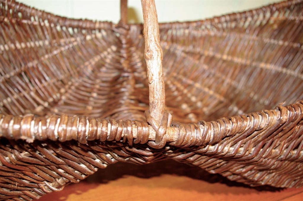French Child's Grape Gathering Basket from Burgundy 1