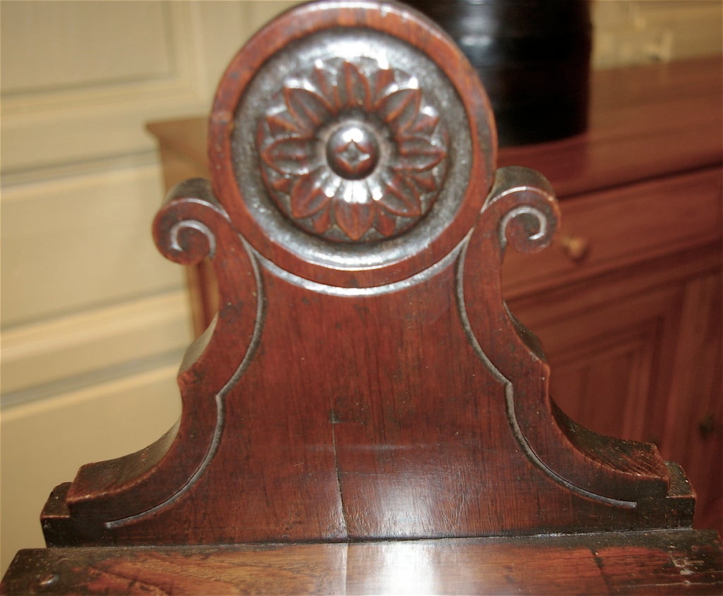 French Early 19th Century Salt Box in Oak