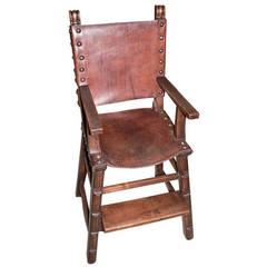 Spanish Revival Child's High Chair