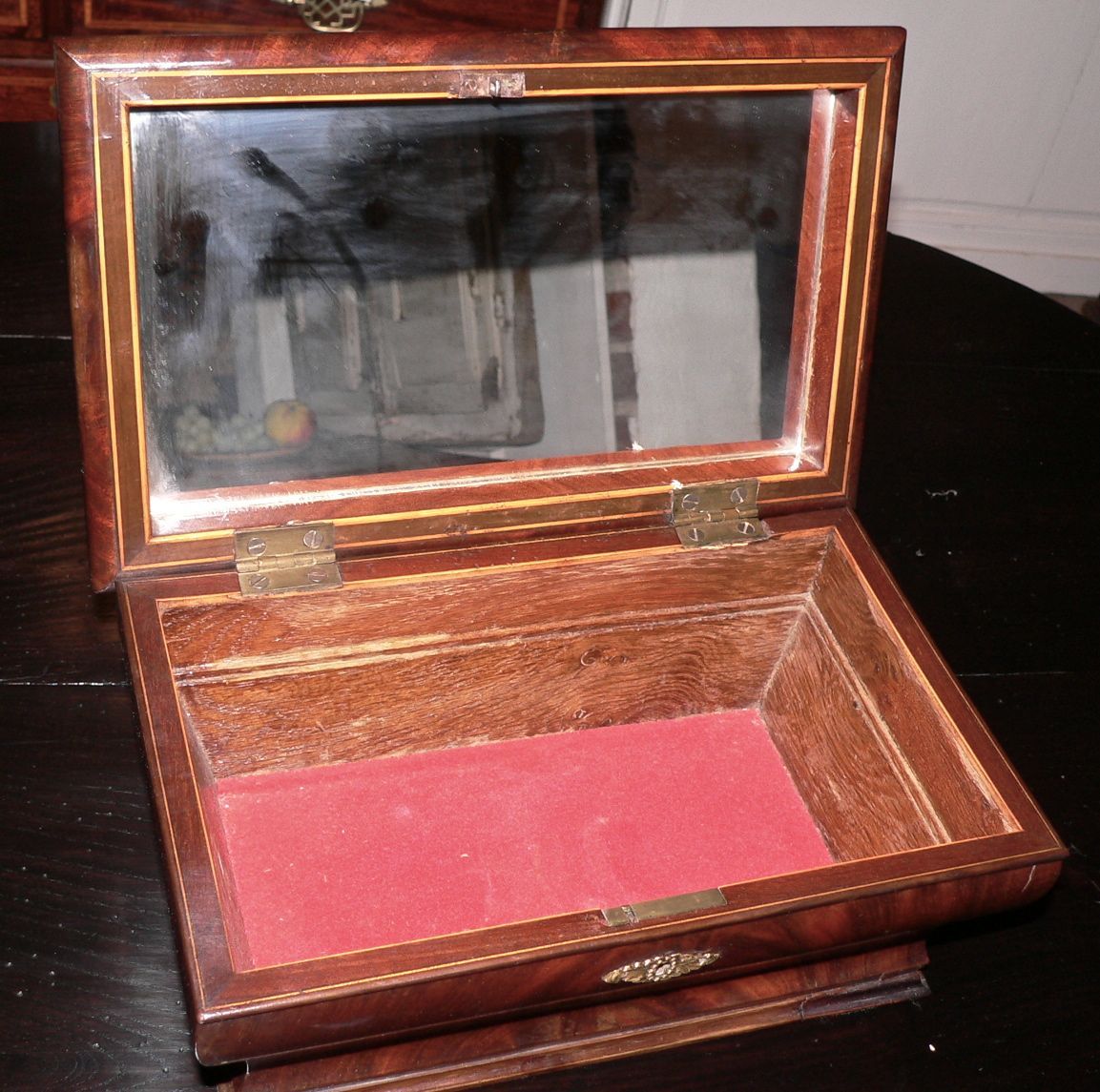 Great Britain (UK) English Victorian Mahogany Jewelry Box