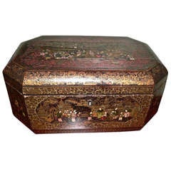Antique Chinese Penwork Box