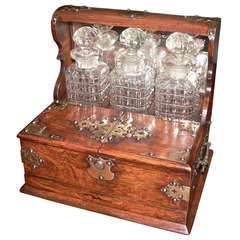 English Edwardian Tantalus