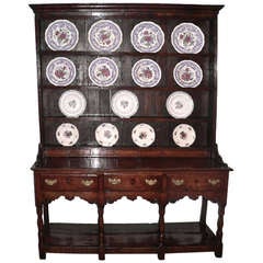Antique 18th Century Oak Welsh Dresser