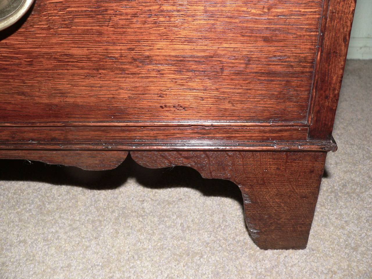 Mid-19th Century English Regency Period Oak Chest of Drawers