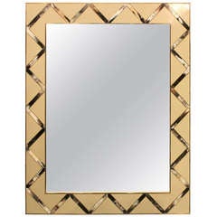 Large Tessellated Horn Mirror