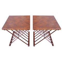 Pair of Teak Danish Folding Tables