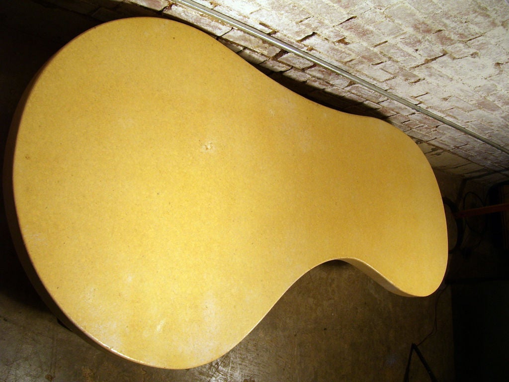 Cork Top "Big Foot" Coffee Table Designed by Paul Frankl