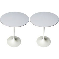 Pair of Early Tulip Side Tables by Eero Saarinen for Knoll