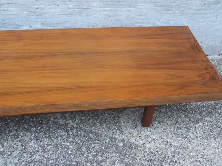 Long Low Walnut Table Designed by Milo Baughman for Thayer Coggin 3