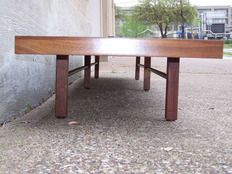 Long Low Walnut Table Designed by Milo Baughman for Thayer Coggin 4