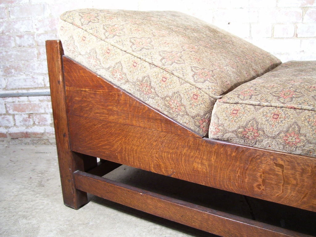 American Chaise Lounge Manufactured by Stickley Associated Cabinetmakers
