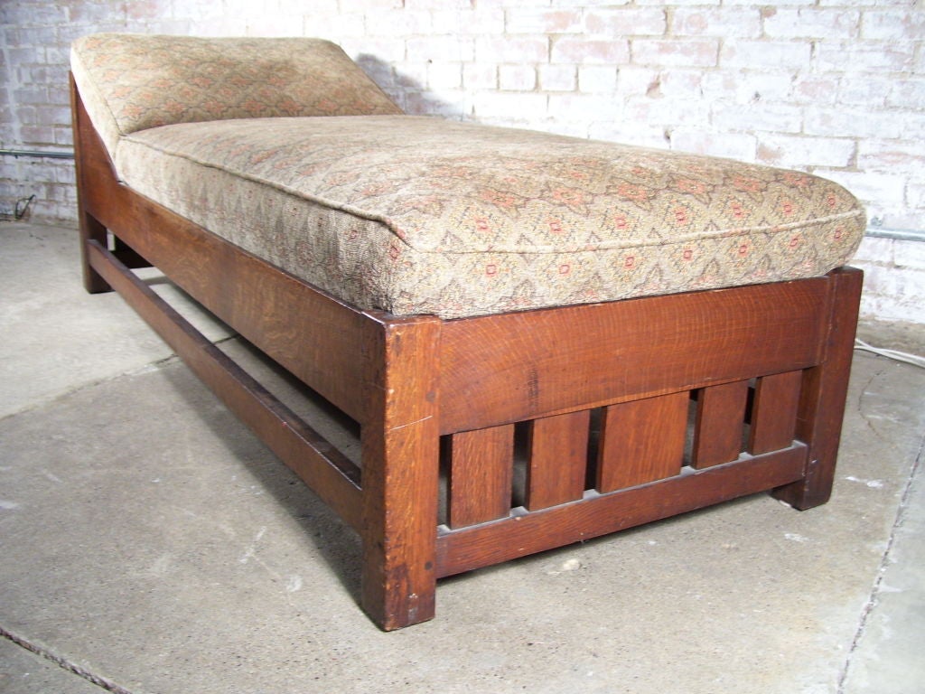 20th Century Chaise Lounge Manufactured by Stickley Associated Cabinetmakers