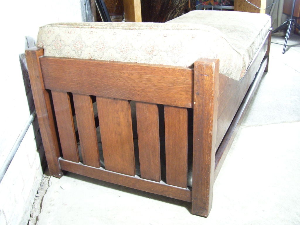 Upholstery Chaise Lounge Manufactured by Stickley Associated Cabinetmakers