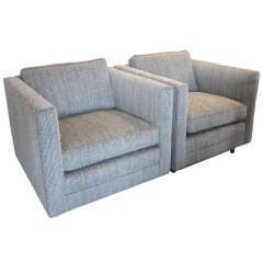 Pair of Cube Club Chairs