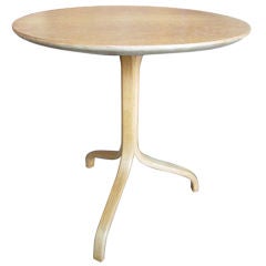 Teak tripod side table