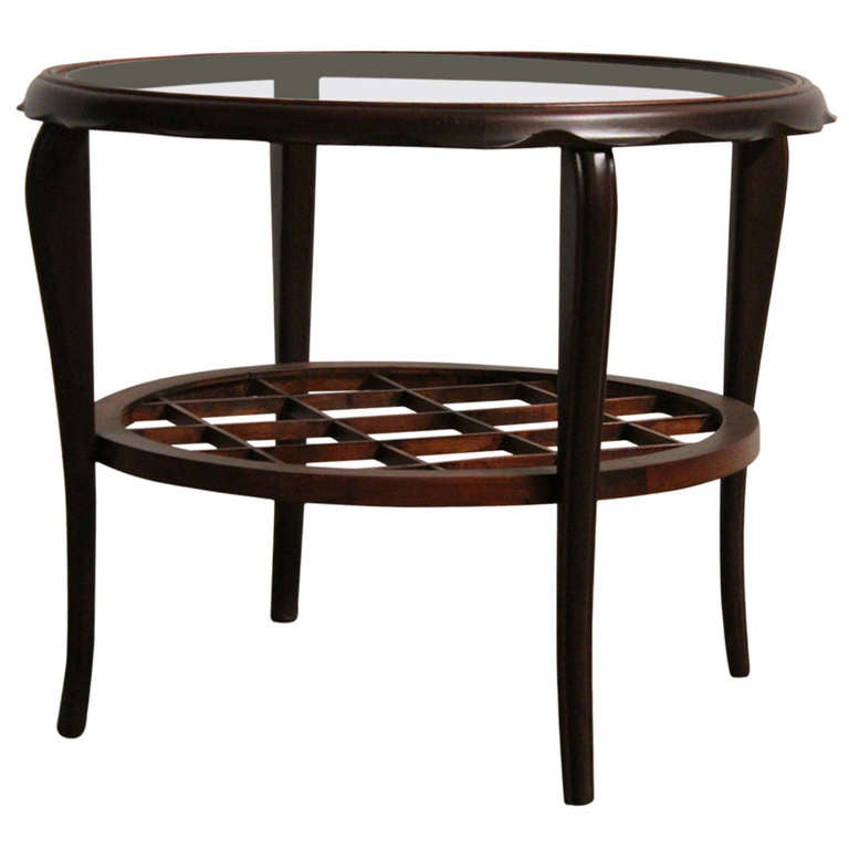 Side Table Attributed to Paolo Buffa For Sale