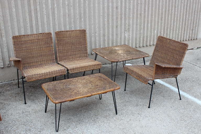 Patio Set by Van Keppel Green In Good Condition For Sale In Dallas, TX