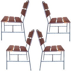 Set of four chairs by Vista of California
