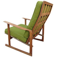 High Back Lounge Chair Designed by Ib Kofod-Larsen