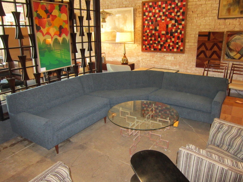 American 1960's L-Shaped Sectional Sofa