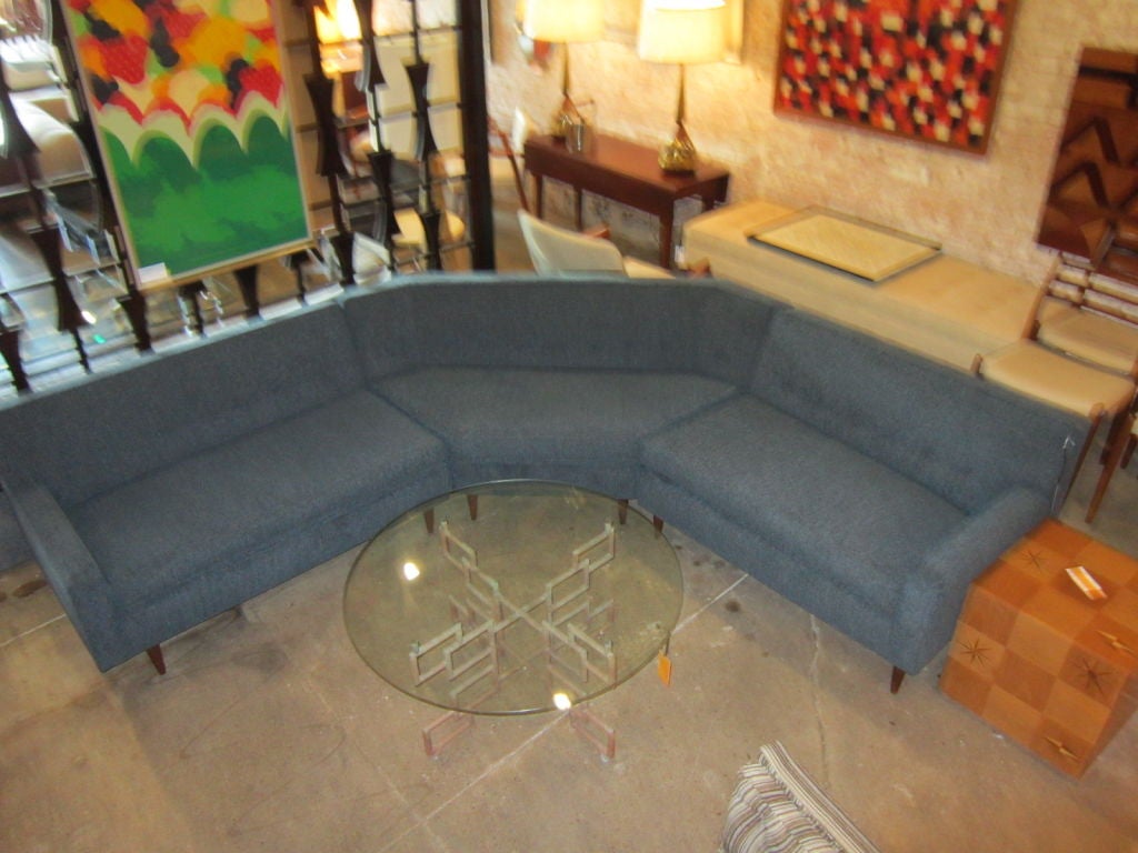 1960's L-Shaped Sectional Sofa In Excellent Condition In Dallas, TX