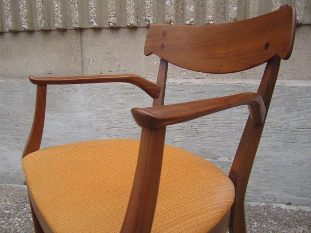 Set of six dining chairs by Kipp Stewart for Drexel 4