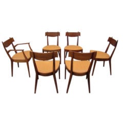 Set of six dining chairs by Kipp Stewart for Drexel