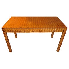 Parsons Style Parquetry Writing Desk