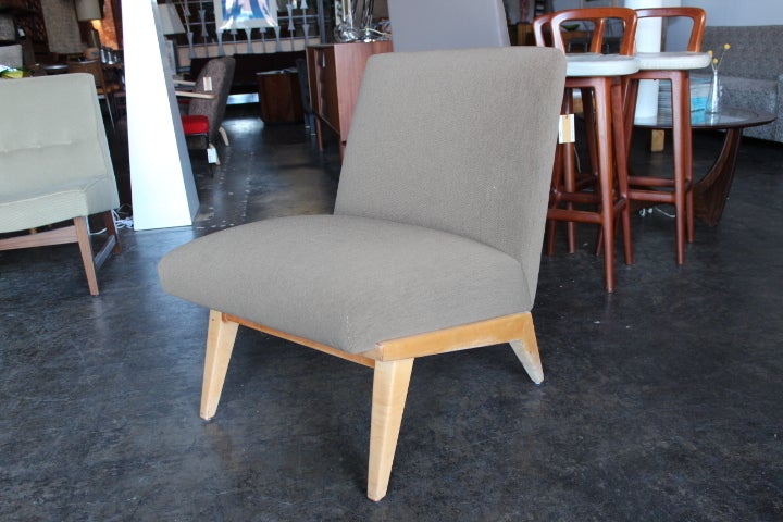 Mid-20th Century Early Jens Risom slipper chair for Knoll