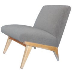 Early Jens Risom slipper chair for Knoll