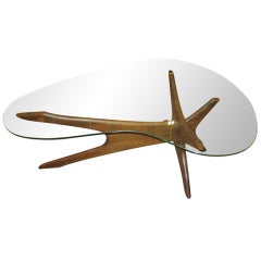 Amoeba Shaped Coffee Table by Adrian Pearsall