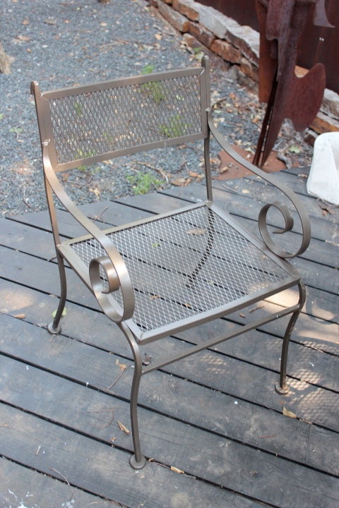 Vintage outdoor dining set For Sale 5