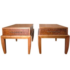Pair of end tables by John Keal for Brown Saltman
