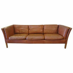 1960
s Danish Leather Sofa