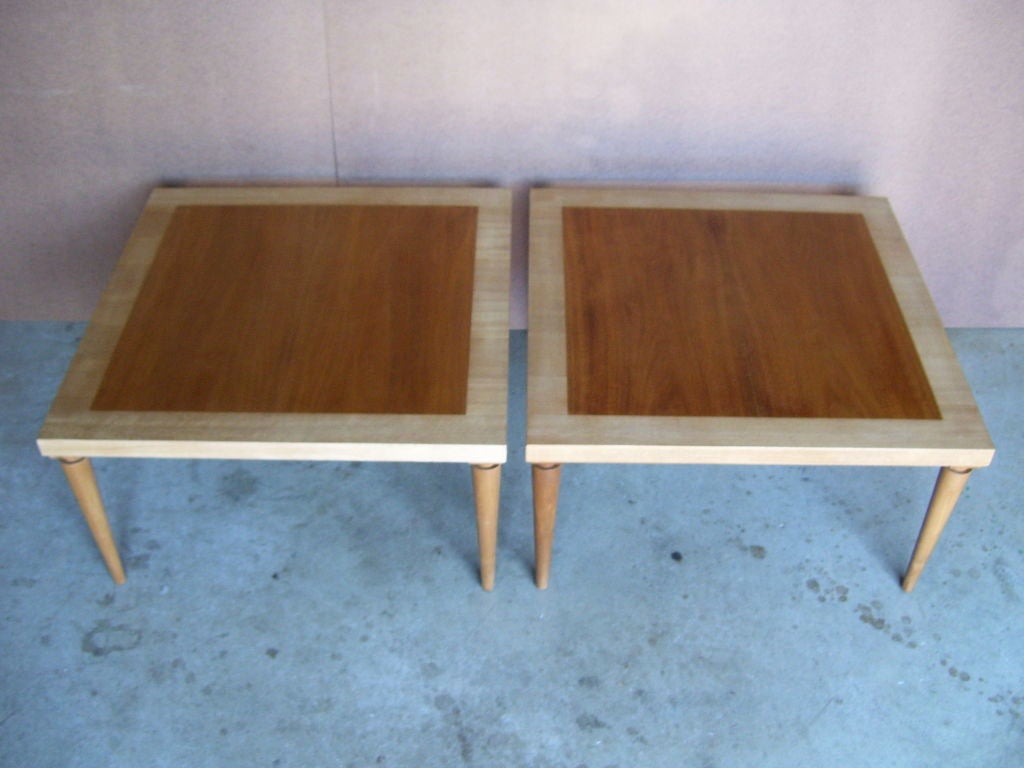 Pair Of Low Tables By T.H. Robsjohn-Gibbings In Good Condition For Sale In Dallas, TX