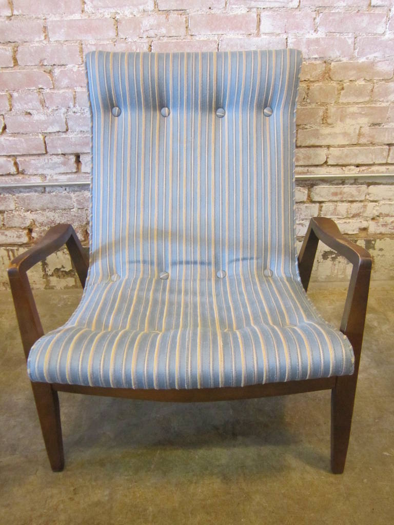 High Back Scoop Chair by Milo Baughman