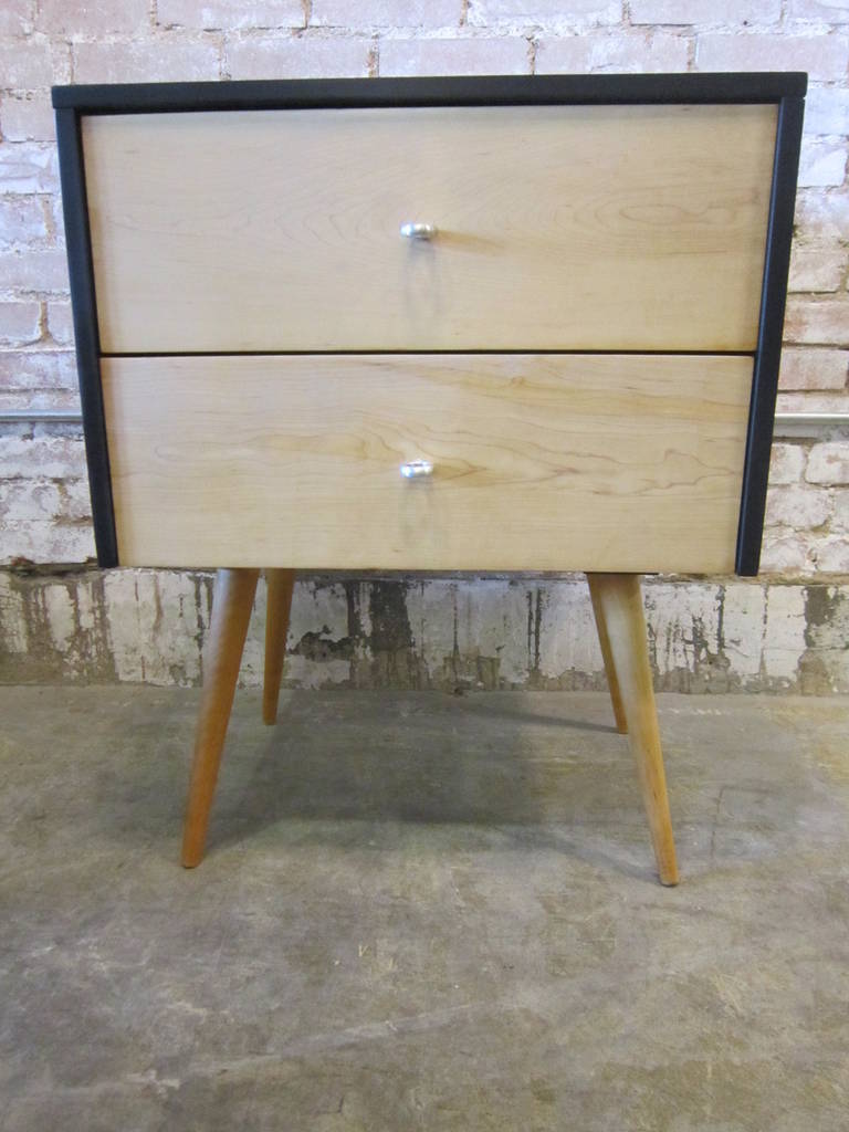 Two-Drawer Paul McCobb Night Stand