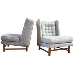 Pair Of Lounge Chairs In The Style Of Dunbar