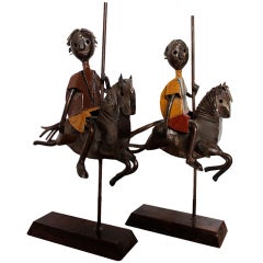 Pair of Carousel Sculptures by Manuel Felguerez