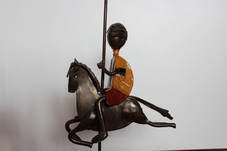 Mid-20th Century Pair of Carousel Sculptures by Manuel Felguerez For Sale